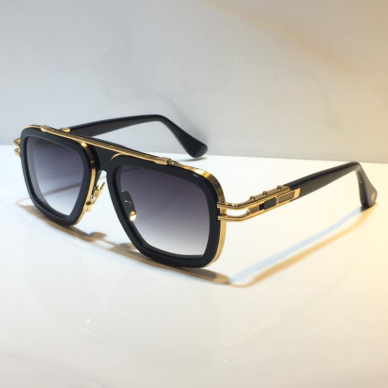 

New Fashion Sunglasses With UV Protection for men and Women Vintage Rectangle Plank metal Frame popular Top Quality Come With Case, White;black