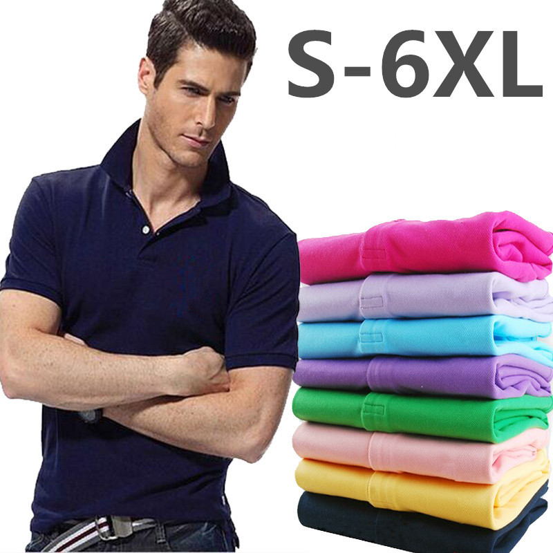 

2021 Polo Shirt Men Summer Casual Slim Breathable Men's Clothing Male Shorts Sleeve Polo Shirt Business Top Fashion Street Wear, White;black
