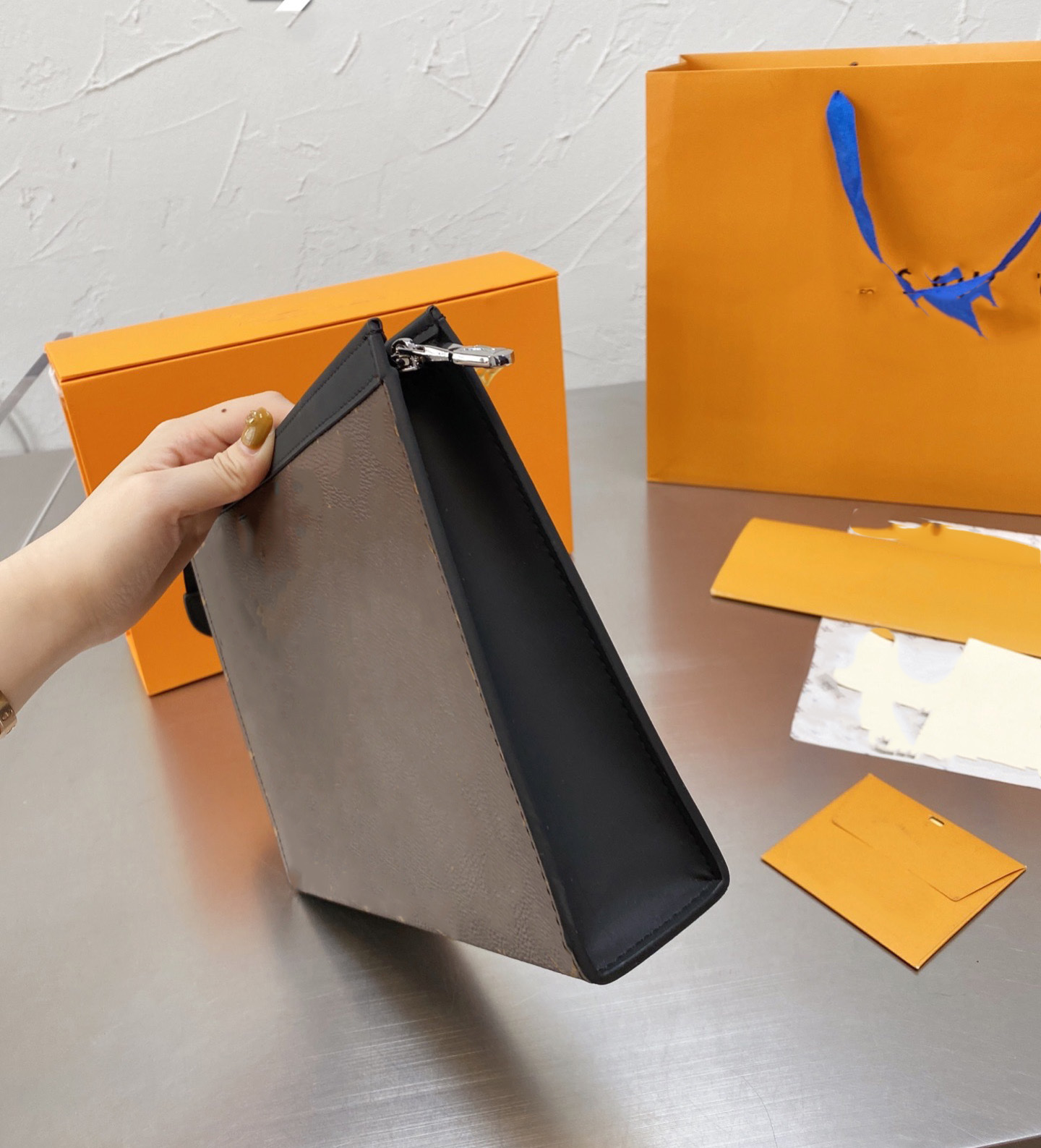 

Women Handbag Designer bags clutch bag Classic flower print design element unisex fashion Multifunctional carry around 004, #4 original dust bag