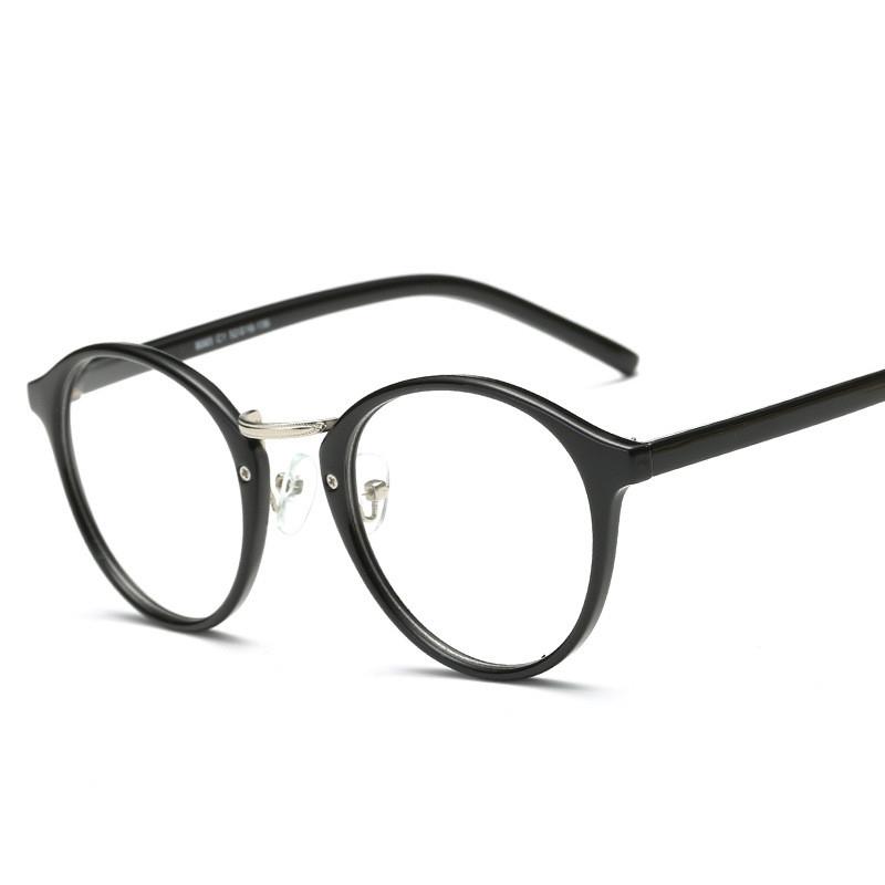 

Fashion Sunglasses Frames Retro Round Glasses Frame Clear Lens Eyeglasses Myopia Student Optical Decorative Fake