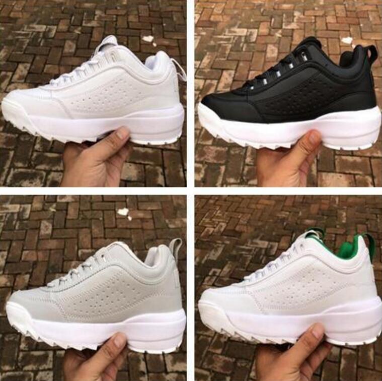 

Sell well Fashion Casual Shoes Low Disruptors 2 II Women Sawtooth Ladies Thick Bottom Lace up Shoes Sneakers Platform Shoes High Quality, Black 1