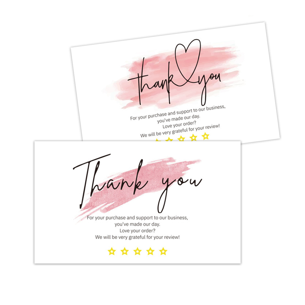 

Paper Products 30 Pieces Thank You for Supporting My Small Business Cards Your Order Card Greeting Stock Party Online Store Customer Cardsto