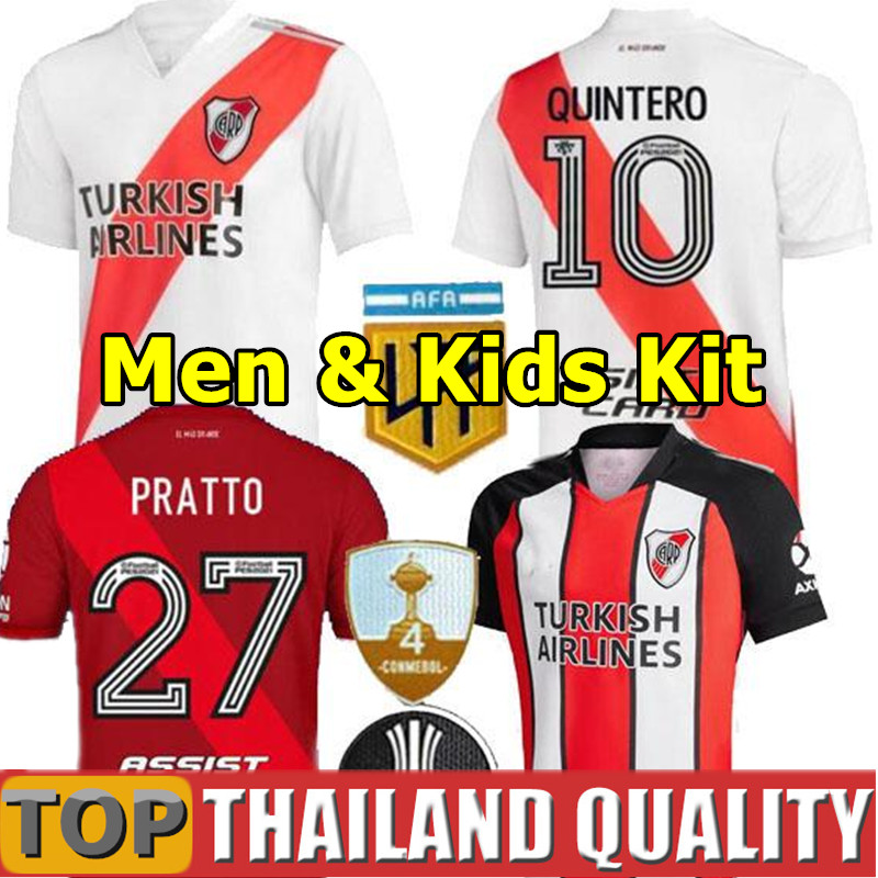

2021 RIVER PLATE Soccer jerseys MARTÍNEZ BORRÉ SCOCCO SUÁREZ Fernandez humanrace PRATTO 21 22 Football shirt set men kids kit uniform, 2020 away - men