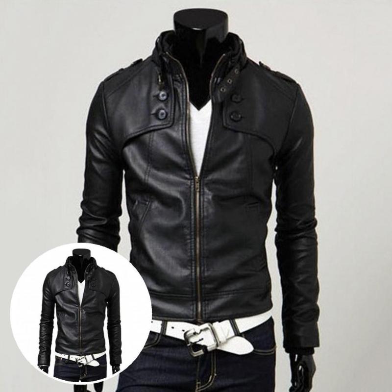

Men's Jackets Trendy Autumn Coat Wear-resistant Zipper Great Stitching Casual Winter Jacket, Black;brown