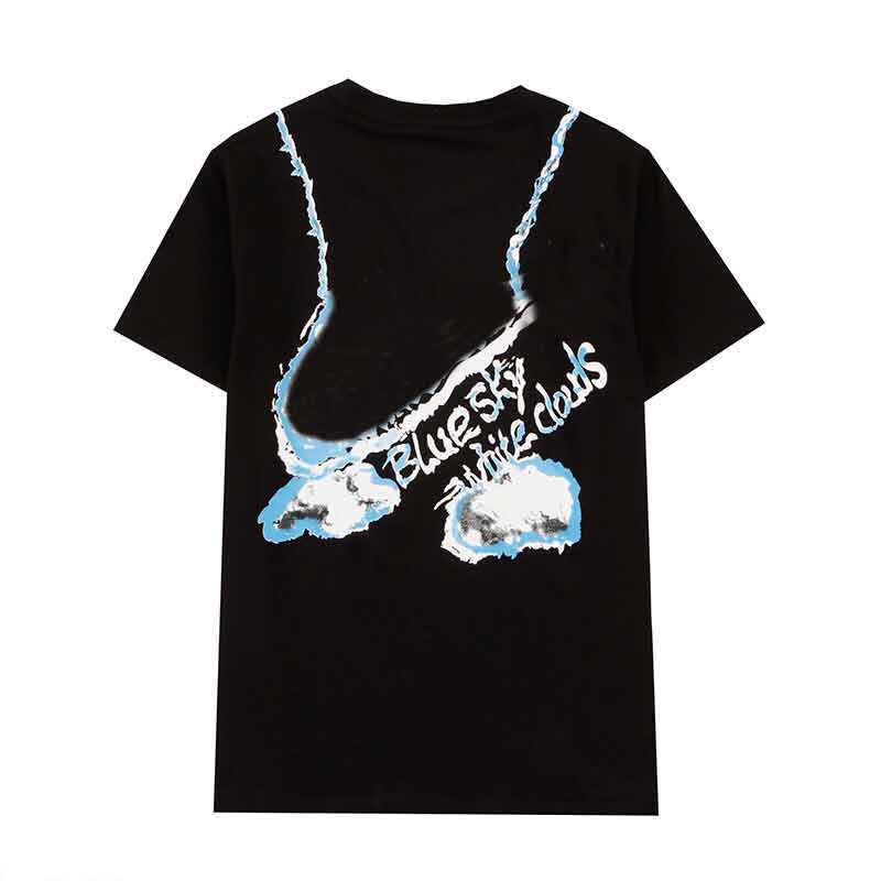 

21SS Fashion Men Women T Shirt with Letter Printed New Casual Mens Womens Tshirts High Quality Tees Streetwear T Shirts Clothing, Black