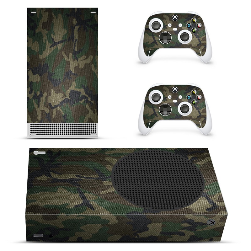 

Sticker For Xbox Series S Gamepad joysticks Camouflage Skin Decal Cover for For Xbox Series S Console and 2 Controllers