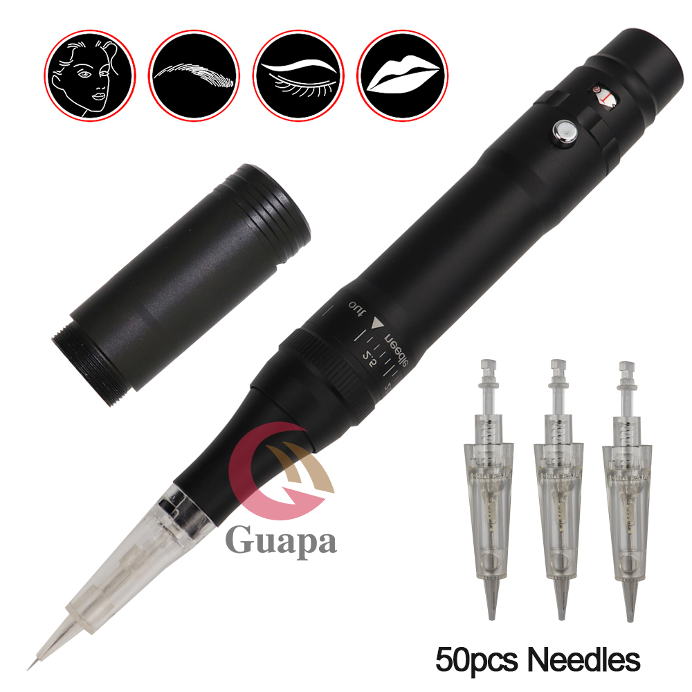 

Wireless Eyebrow Microshading Machine Permanent Makeup Tattoo Machine Pen Tattoo Pen Rechargeable for PMU Micropigmentation 201112