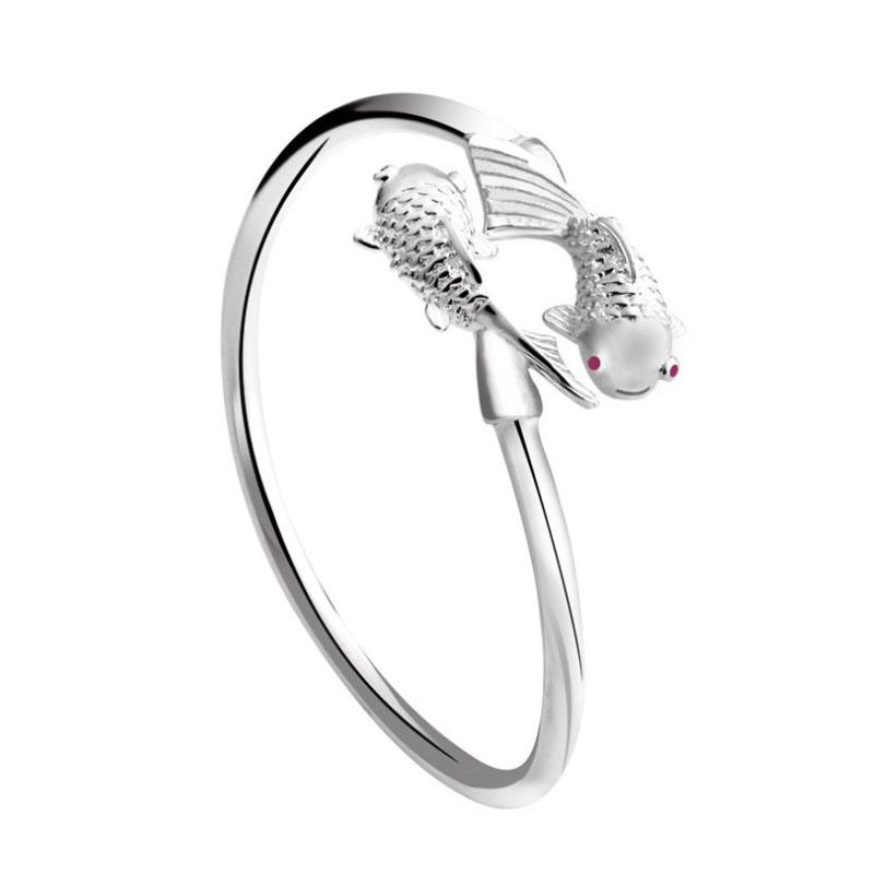 

Bangle Korean Trendy Pisces Exquisite And Elegant Opening Adjustable Ladies Jewelry Gift