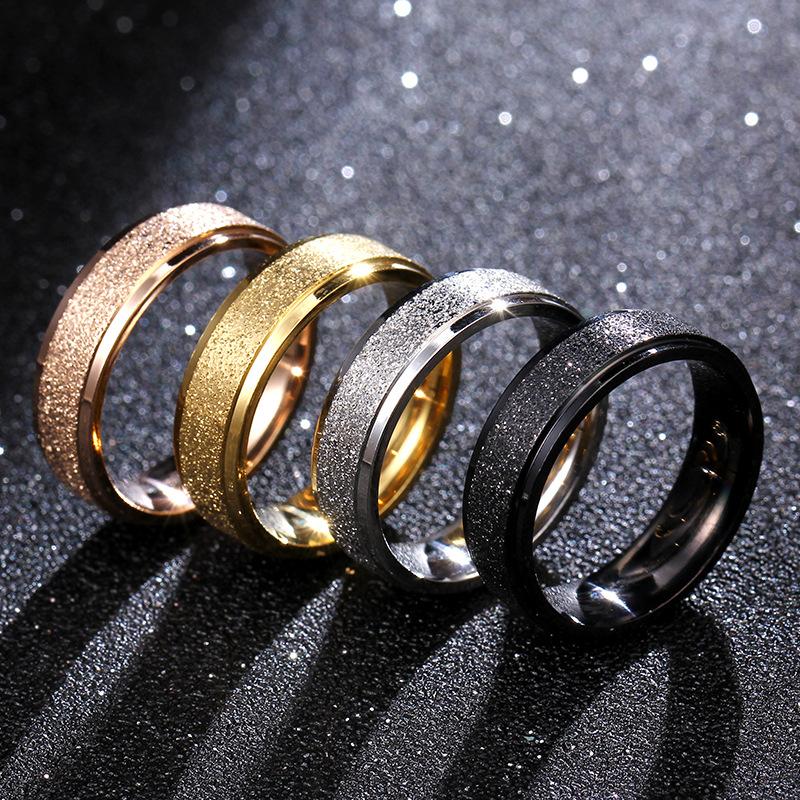

Cluster Rings 2021 Fashion Rose Gold Silver Color Black 6mm Mens Anniversary Gift Jewelry Wholesale Moonso R4669