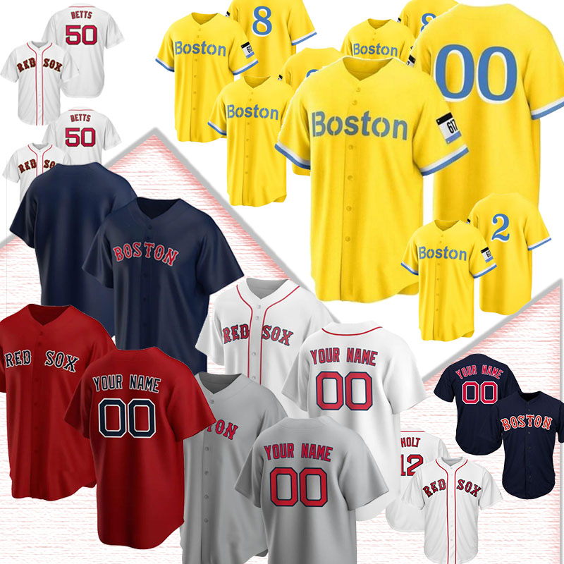 

Red baseball Jerseys Sox J.D. Martinez Boston David Ortiz Chris Sale Ted Williams Rafael Devers Bobby Dalbec Enrique Hernandez Alex Verdugo Adam Ottavino Franchy, Honwa