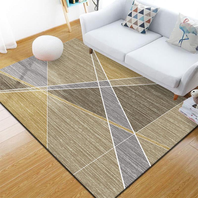 

Carpets Modern Minimalist Geometric Carpet Living Room Bedroom Sofa Hanging Basket Coffee Table Non-Slip Mat Home Decoration, Color 10