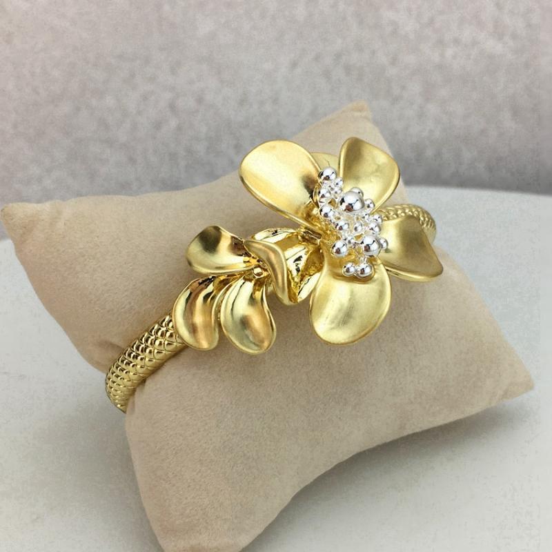 

Bangle Yuminglai FHK11620 Jewelry High Quality Gold Color African Fashion Bracelet For Women Brazilian Plated