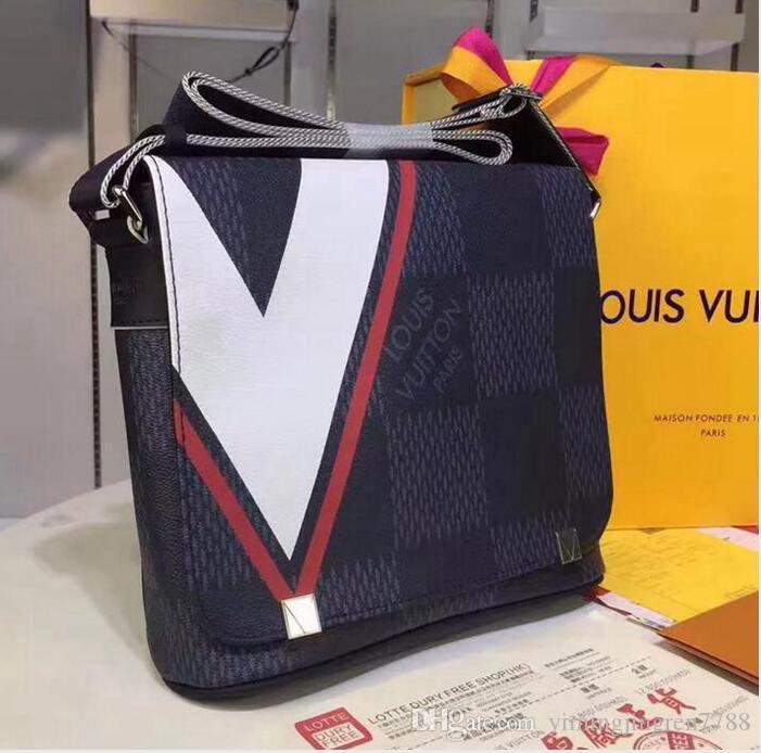 

Man Bag Canvas Casual Travel Crossbody Messenger sacoche homme bags for men 2020 bolso hombre sac main LV LOUIS VITTON