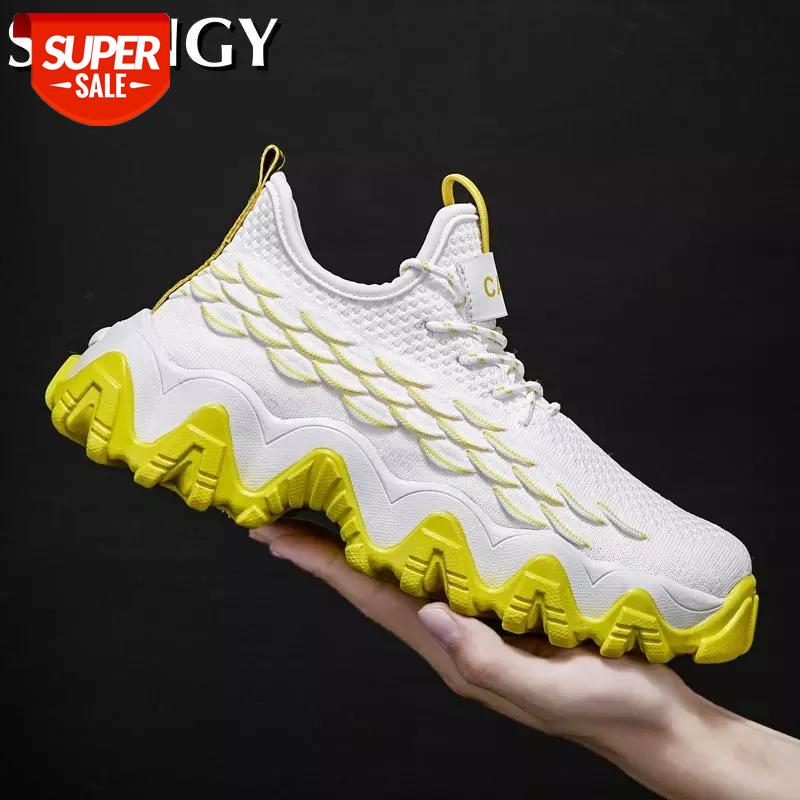 

2020 New Men Shoes Summer Men Mesh Sports Sneakers Lace Up Walking Jogging Athletic Footwear Male Running Shoes #MT0z