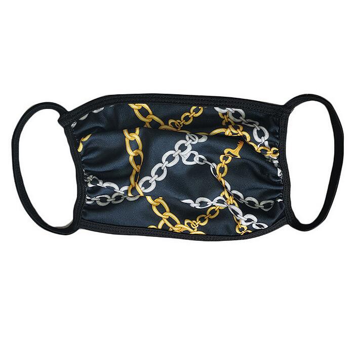 

9colors Unisex Adult Summer Washable Breathable Letters Print Masks Reusable Anti-dust Cycling Outdoor Sport Polyester Cotton Face Masks, Silver