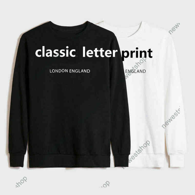 

Winter Europe LONDON ENGLAND hoodi Digner Luxury for Mens letter print hoody fashion Sweatshirt Womens Casual pullover jumper, Black
