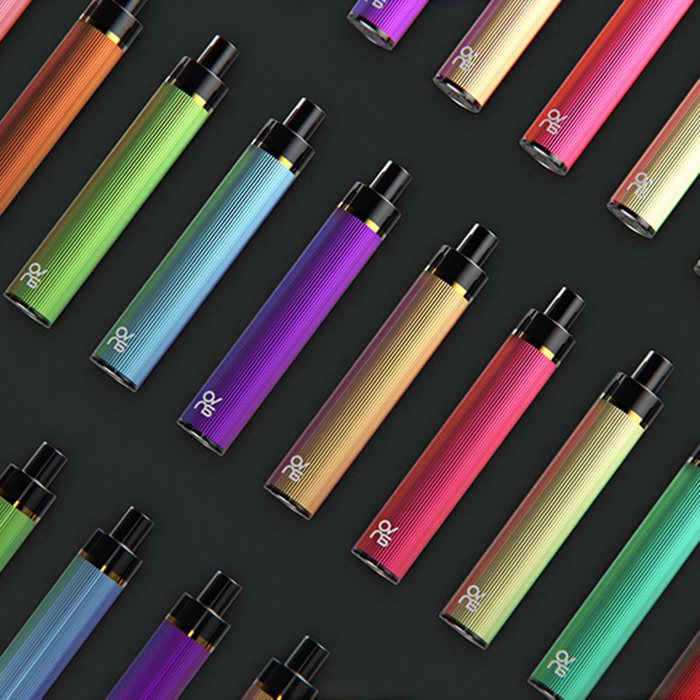

OVNS Mega Disposable E cigarettes 1500 Puffs Vape Pen 5ml Pod 950mah Battery Pre-filled Brushed Pattern Vaporizers 12 Colors Authentic