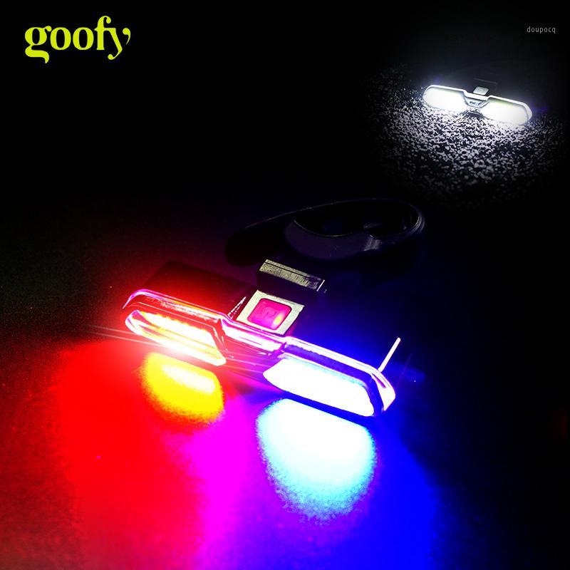 

Bicycle taillight waterproof USB rechargeable front and rear bike lights LED taillight bicycle helmet light1
