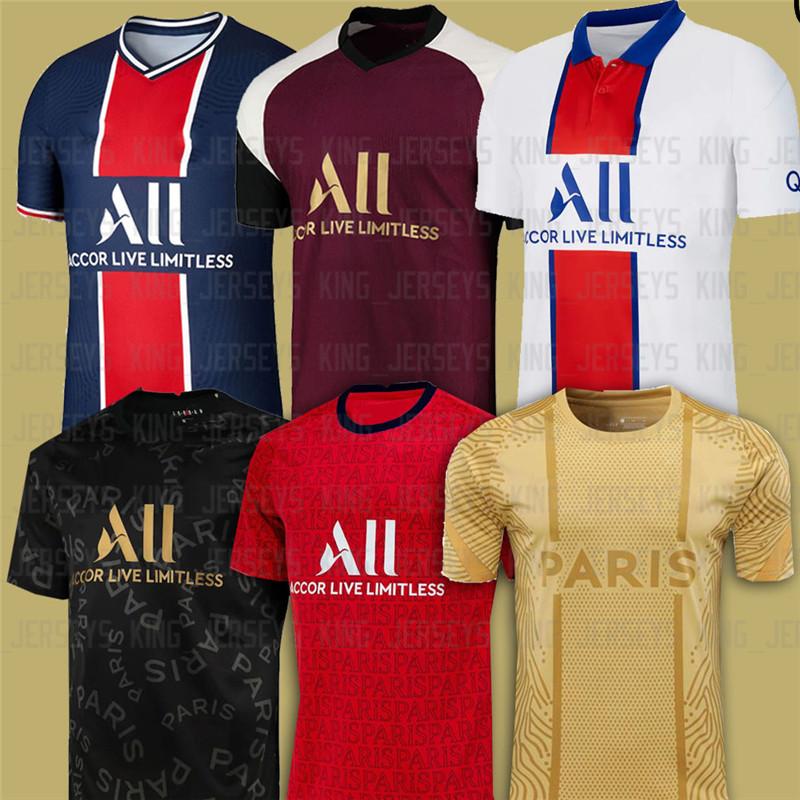 

Thai soccer jersey MBAPPE VERRATTI z1 2020 2021 NEYMAR DI MARIA KEAN football Jersey soccer tops men shirt and kids sets psg jersey, Black;yellow