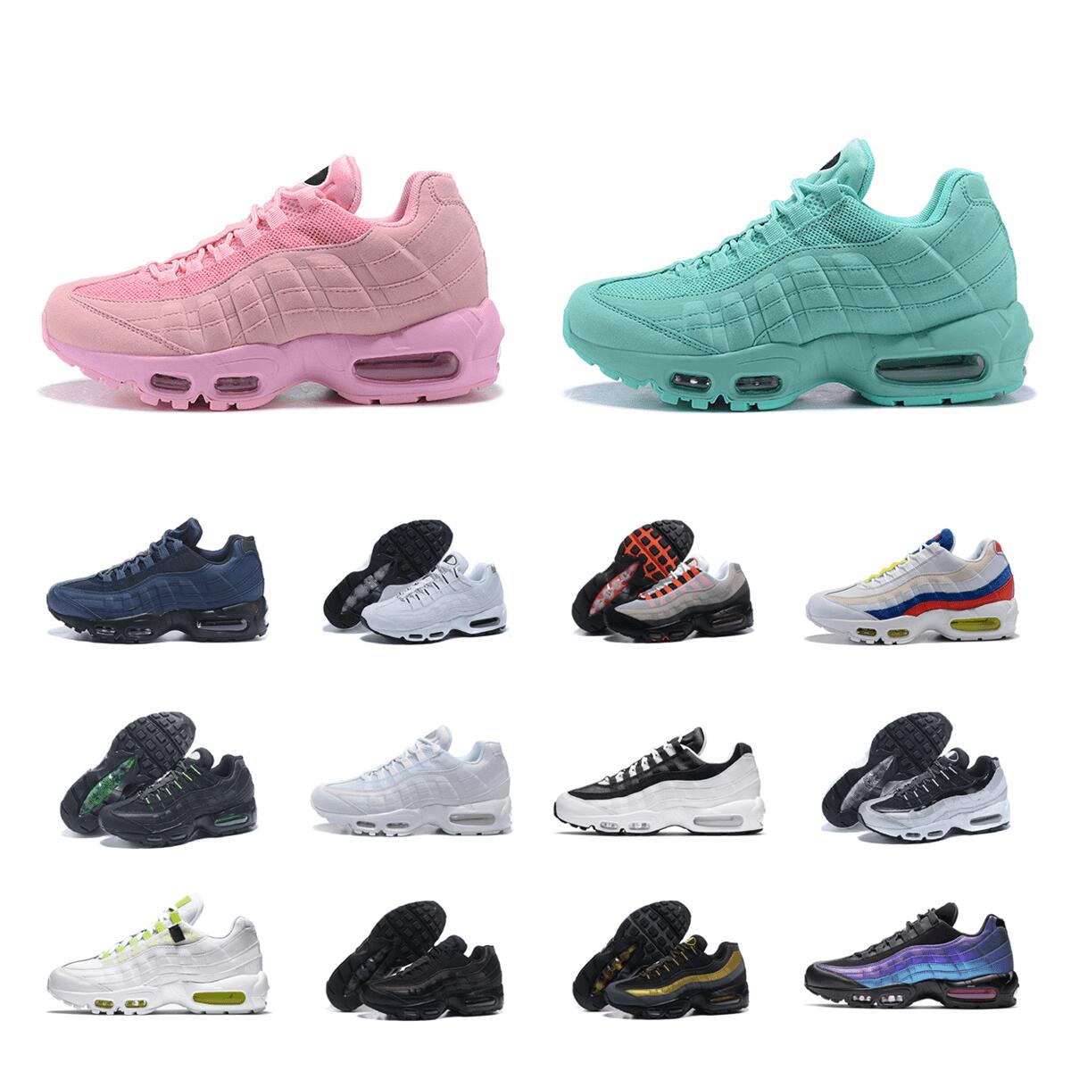 

Pink green running shoes Triple White women men Worldwide sneakers Dark Blue trainers sports size 5.5-12, #1 triple black 36-46