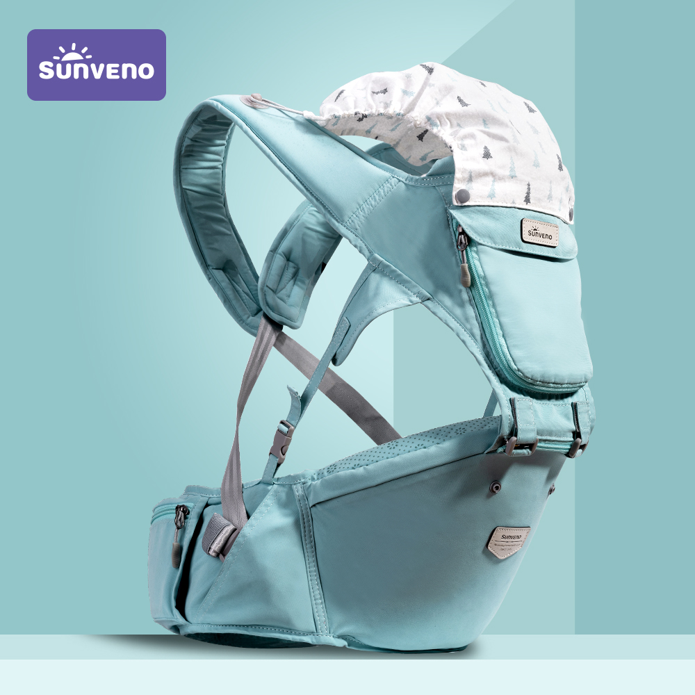 

Sunveno Baby Carrier Front Facing Hipseat Kangaroo Ergonomic Sling Carriers for Newborn Toddler Kids Loading Bear 20Kg