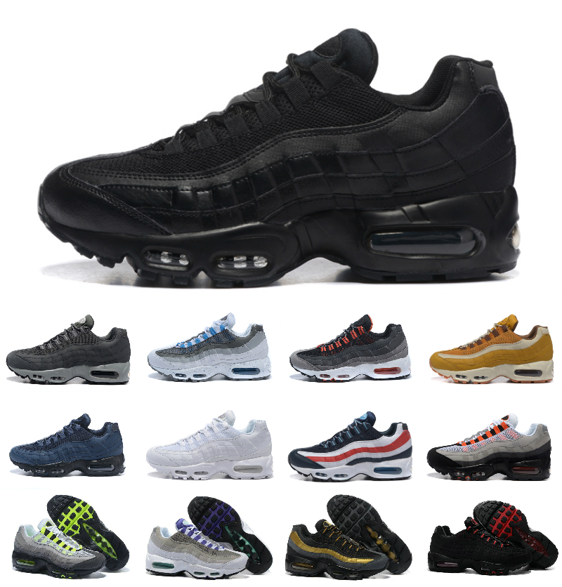 

Wholesale Ultra 95 OG X 20th Anniversary Men Running Sports Shoes 95s Trainer Air Black Sole Grey Blue high quality Chaussures Tennis Shoes