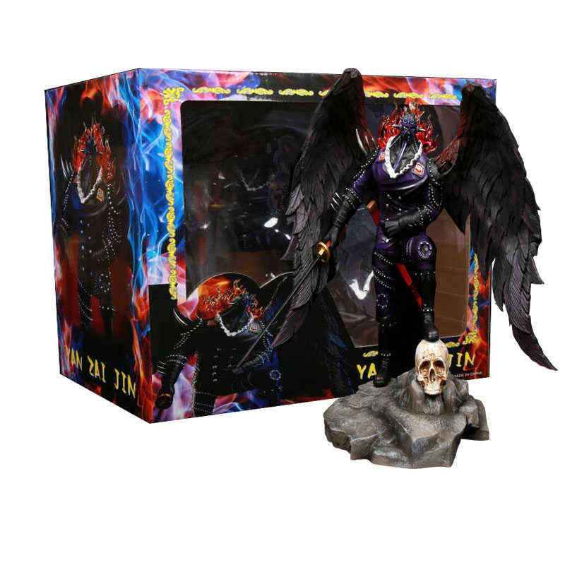 

32cm Japanese Anime MegaHouse Portrait Of Pirates KAIDO GK Game Statue Anime PVC Action Figure Toy Collection Model Doll Gift H1105, No retail box