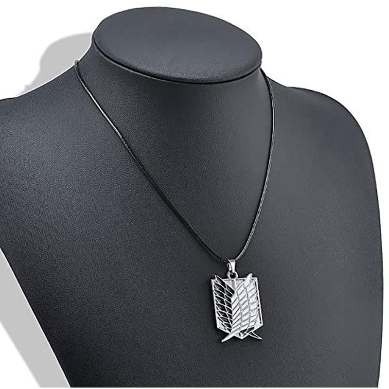 

Pendant Necklaces Anime Necklace Attack Onan Keychain