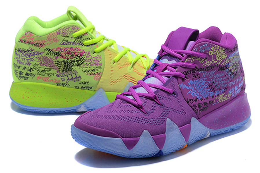 

Shoes Outdoor Women Kids Irving IV 4 Lucky Charms Multicolor Black Moon Red Flower Sports Training Sneakers Shoe, Bubble wrap packaging