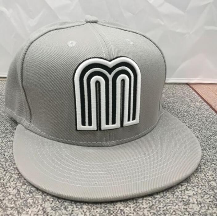 

2021 Custom Navy Blue Color New Mexico Baseball Sport Fitted Cap Men's Women's Full Closed Caps Casual Leisure Bone