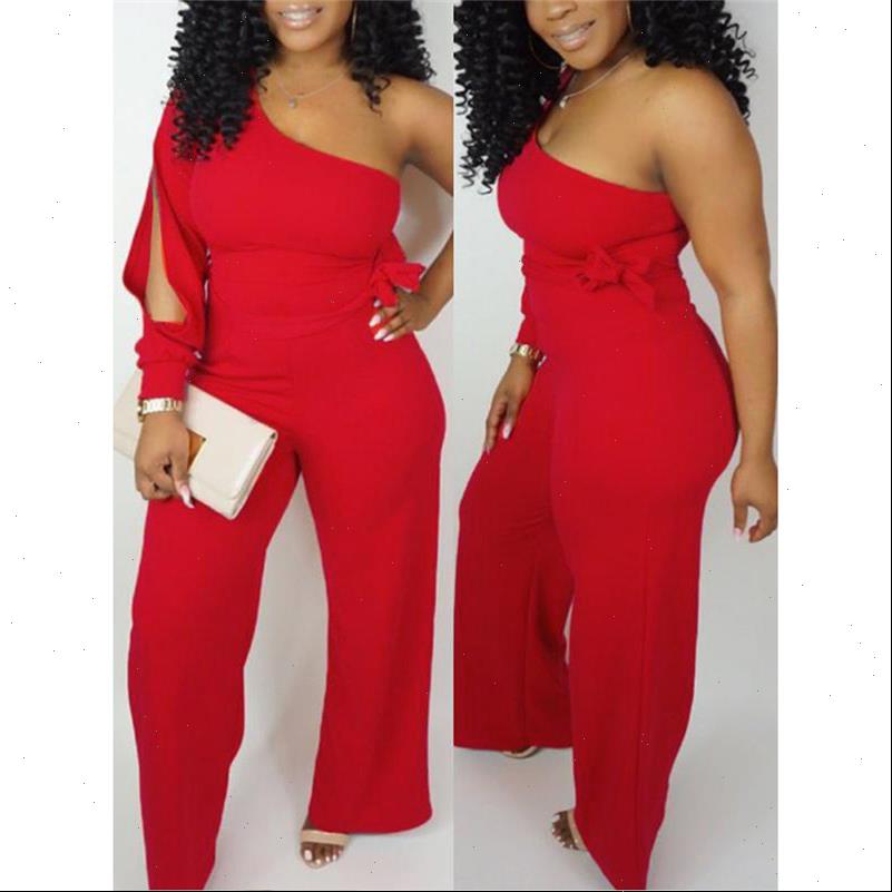

New Fashion Womens One Shoulder Long Sleeve Jumpsuit Slim Wide Leg Romper Ladies Casual Slim Playsuit Club Wear Summer, Black;white