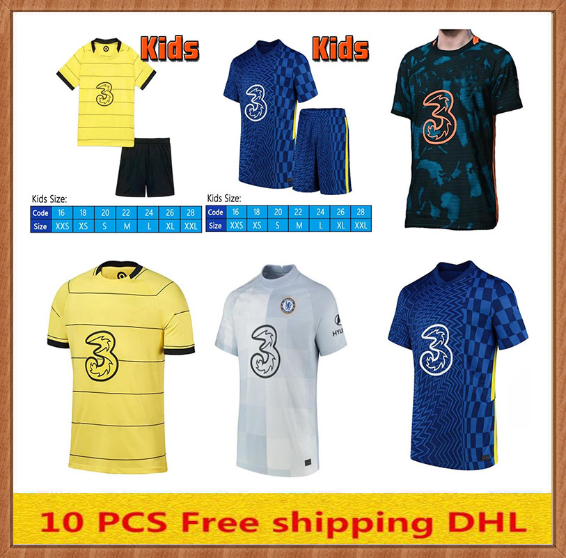 

21 22 WERNER HAVERTZ soccer jerseys T.SILVA ABRAHAM CHILWELL ZIYECH football shirt PULISIC Giroud Camiseta 2021 2022 KANTE MOUNT Men Kids kit, Blue