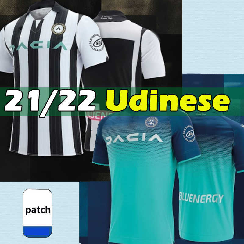 21/22 Udinese Calcio Soccer Jerseys 2021 2022 SAMIR OKAKA DEULOFEU WALACE PUSSETTO PEREYRA MOLINA men uomini Home White Away Green men t-shirts