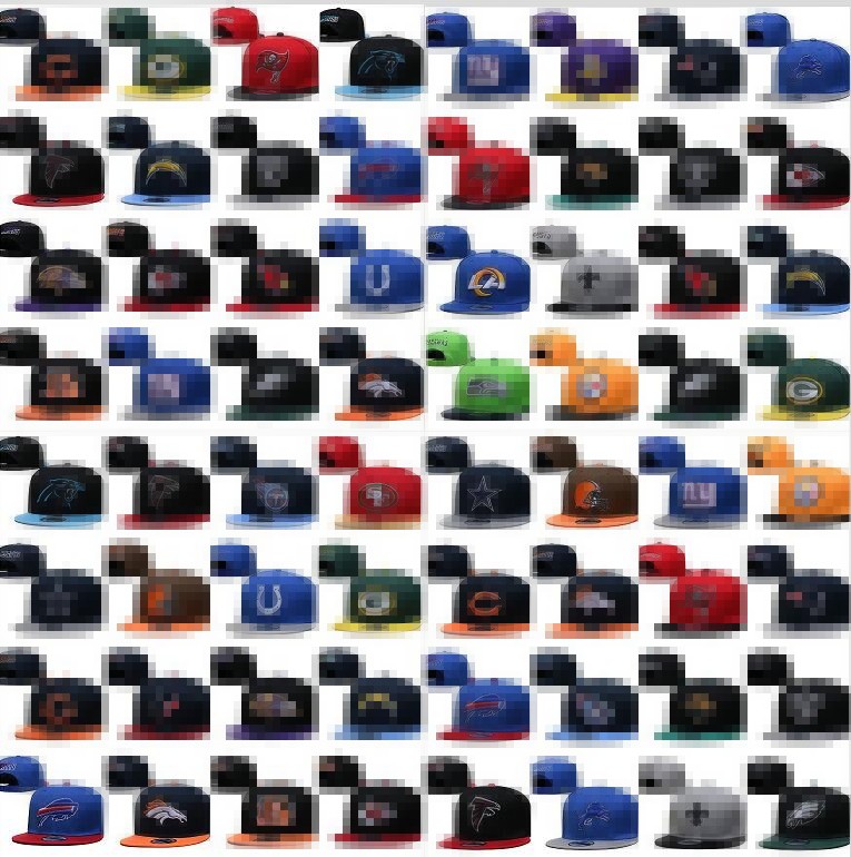 

2021 Wholesale Top Quality Men's Football Team Designer Snapback Hats Brands All Sports Baseball Fans Caps Fashion College Adjustable Caps