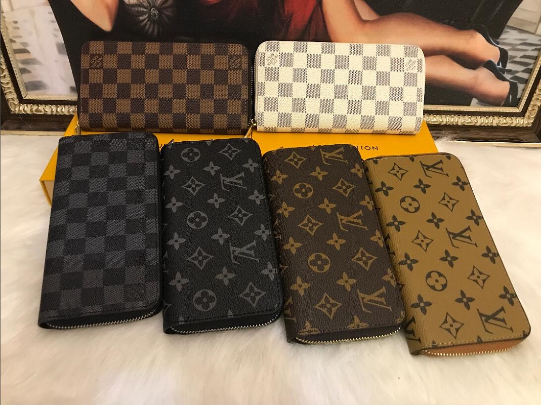 

LV LOUIS VITTON Fashion Luxury Evening Bag Coin Purse Embossed Clutch Wallet Designers Belt Bag With Box Dust Bag, Red;black