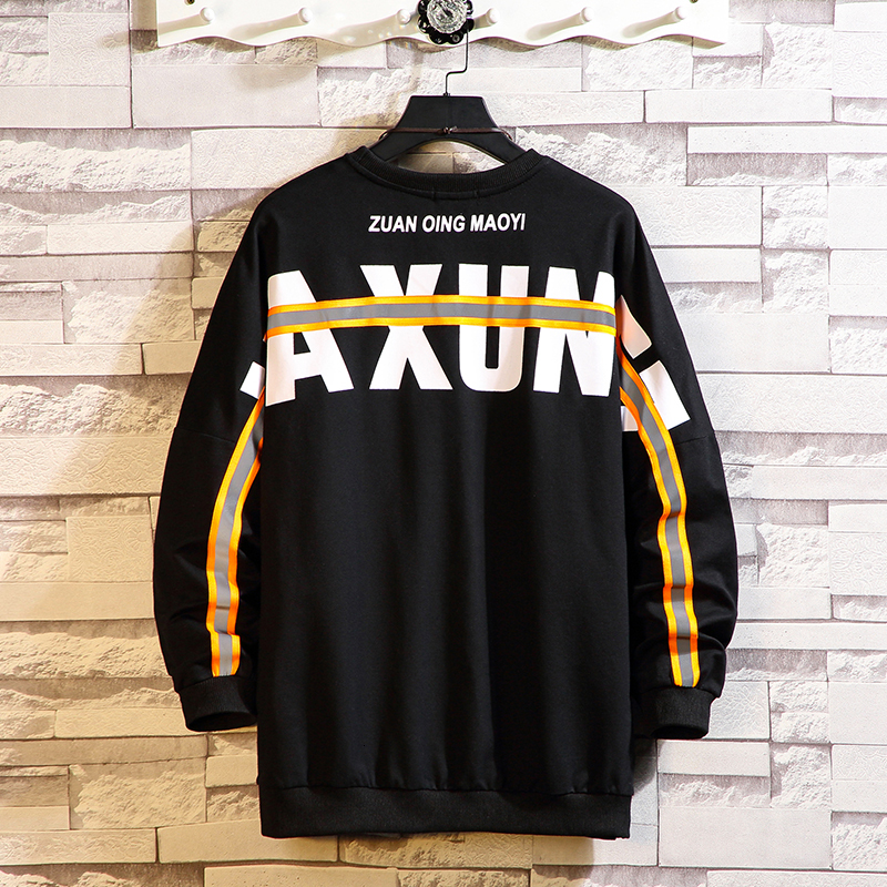 

New Japan Casual O-neck 2021 Black White Hoodie Sweatshirt Men's Thick Fleece Style Hip Hop High Streetwear Clothing U3ip, W4163 4