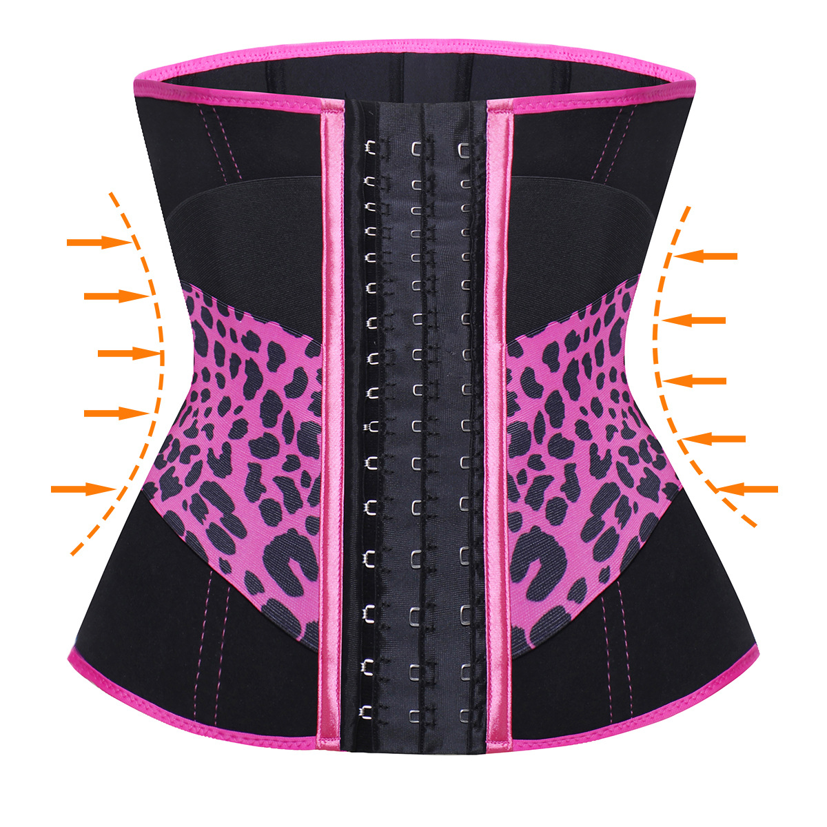 Neoprene Slimming Corset Cincher Waist Trainer Girdle For Women Shaping Perfect Curve Belly Tummy Trimmer Shapewear Sauna Sweat Suit DHL-image-746177807
