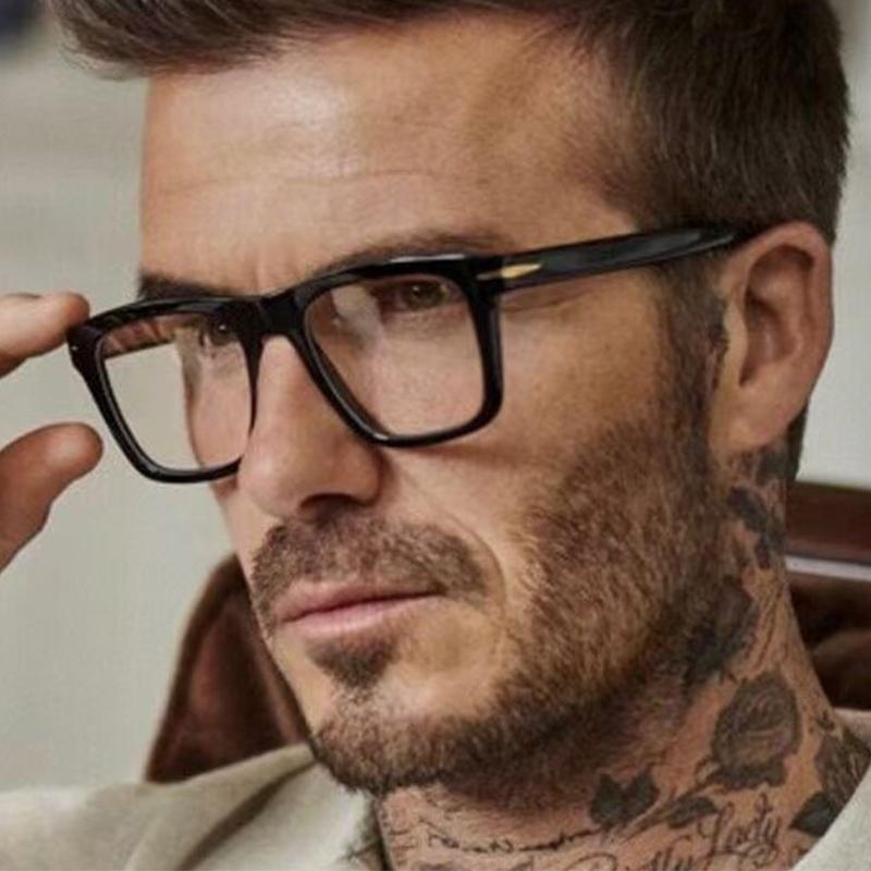 

Sunglasses 2021 Fashion Unisex Square Clear Glasses Men Decorative Eyewear Brand Designer Oversized Yellow Shades Women