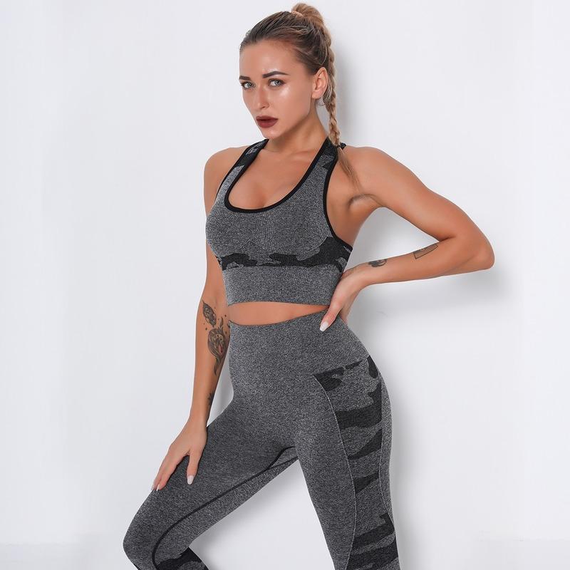

Knitting Sport Bras Sports Bra for Women Gym Cropped Top Yoga Seamless High Impact Fitness Training Crop Woman Padded Black Tops