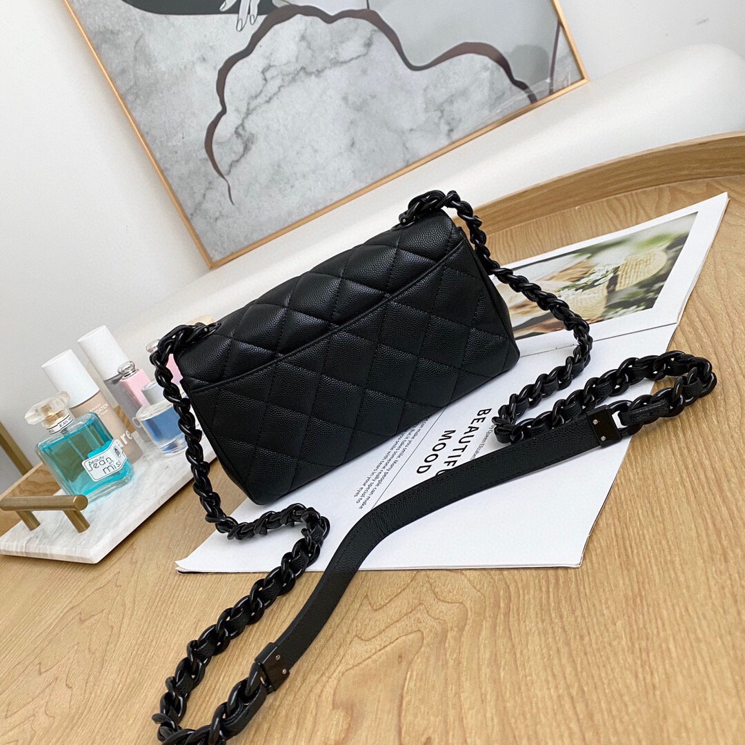 

Classic Ladies 7A Premium Custom Quality Shoulder Bag Fashion Business Casual Black Accessories with Long Straps