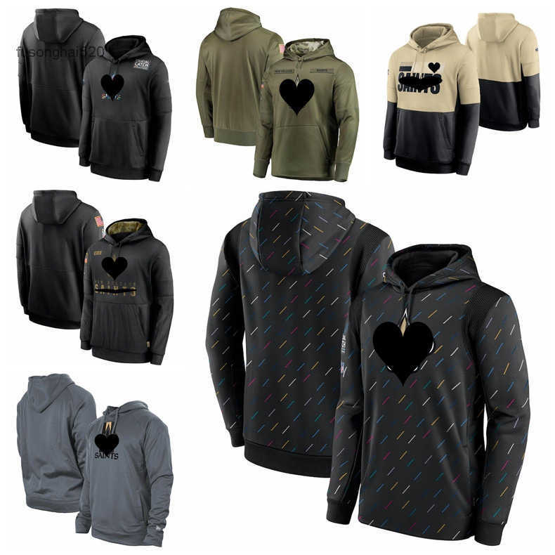 

2022 New Orleans Men Women Youth Saint 2021 Crucial Catch Therma Pullover Football Hoodie On Charcoal Size us S-XXXL