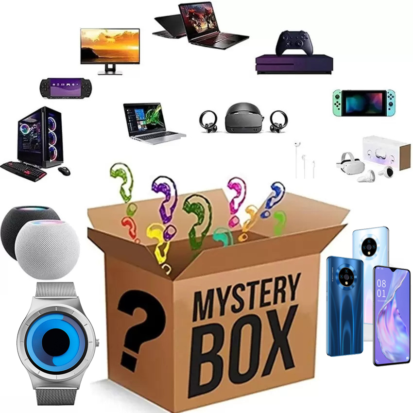 

Other Skin Care Tools Mystery Box 100% Earn Electronics Boxes Random Birthday Surprise favors Lucky for Adults Gift Such As Drones Phone Camera Shoes Ipad Gift