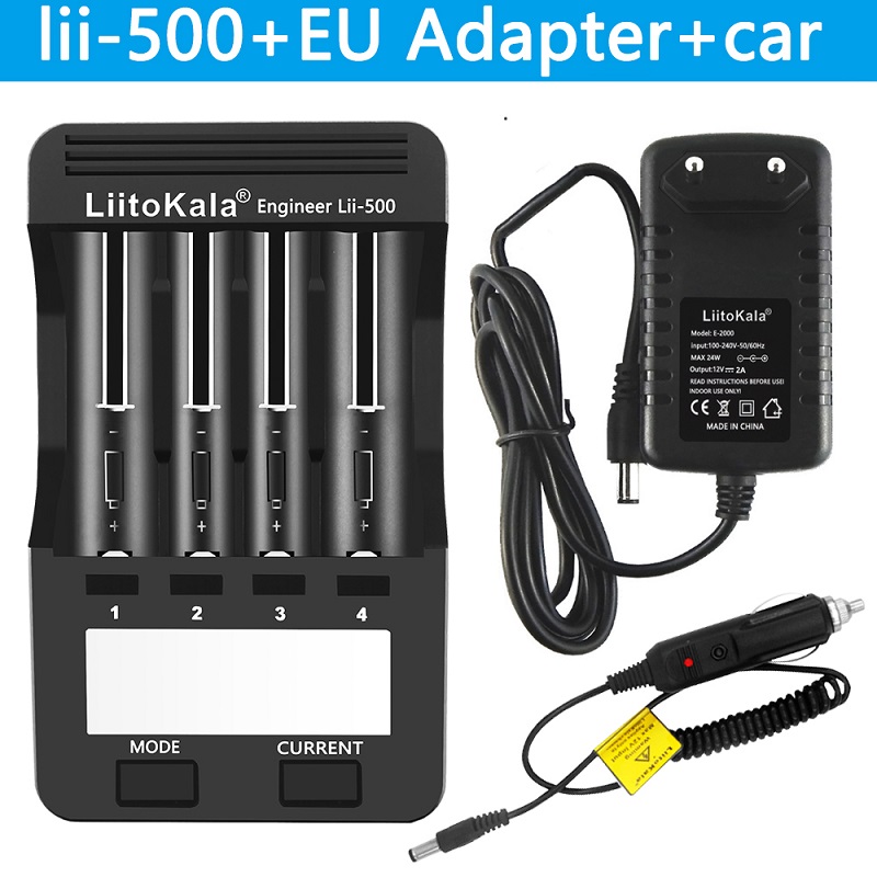 

Suitable for household batteries LiitoKala pack lii-500 Lii-500S lii-600 LCD 3.7V 1.2V 18650 26650 16340 14500 10440 18500 Battery Charger
