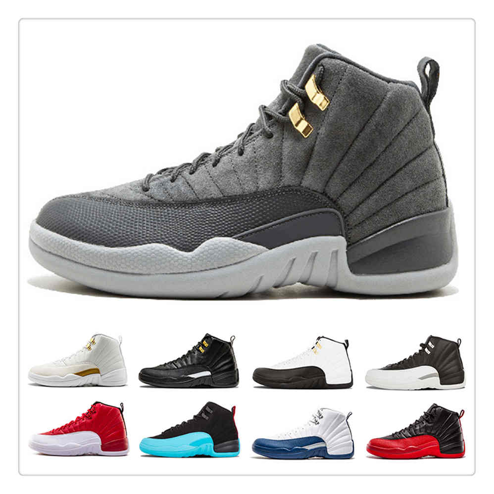 

Air Retro Jorden 12 12s Basketball Shoes Men Utility Royalty Twist Reverse Taxi Game University Gold Dark Concord Playoff Stone French Blue Sneakers