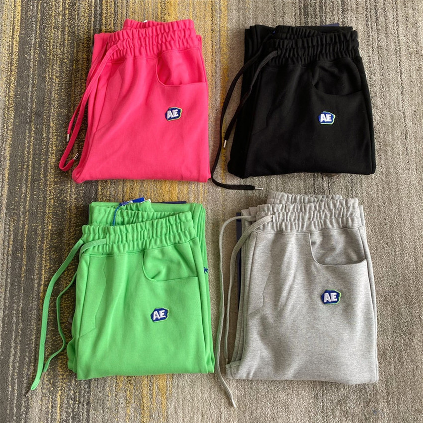 

2021 New Error Sweatpants Men Women 1:1 Top Quality Ader Stone-shape Embroidered Pants Adererror Trousers Dih3, Black