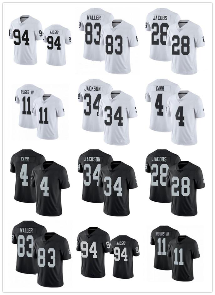 

Men Women youth Jersey 4 Derek Carr 94 Carl Nassib 11 Henry Ruggs III 28 Josh Jacobs 34 Bo Jackson 83 Darren Waller Football Jerseys, Color