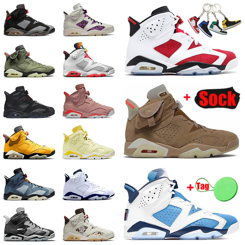 

aaa+ quality New Arrival UNC Basketball Shoes Jumpman 6 6s VI Men Mens Women British Khaki Singles Day Carmine Cactus Jack Floral Smoke Grey Sports Sneakers Trainers, C12 infrared 23