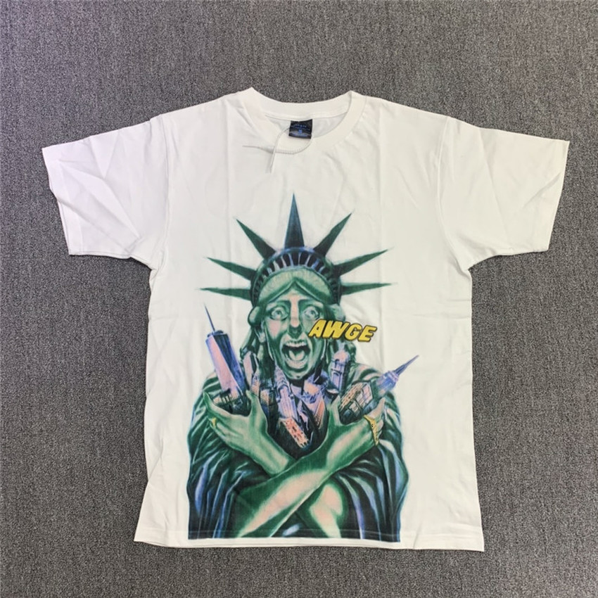 

2021 New Awge t Shirt Men Women 1:1 High-quality Summer Style Casual Top Tees Streetwear T-shirts Oversized I38o