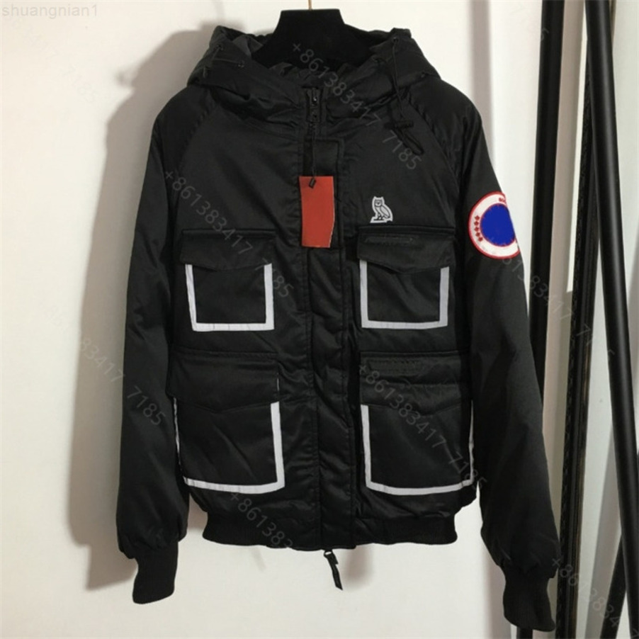 

Designer women down jacket coats Winter Big goose Canada 98% down brand girl zipper hoodie jackets super warm Reflective owl logo letter windproof clothes womens a1, Not sold separately