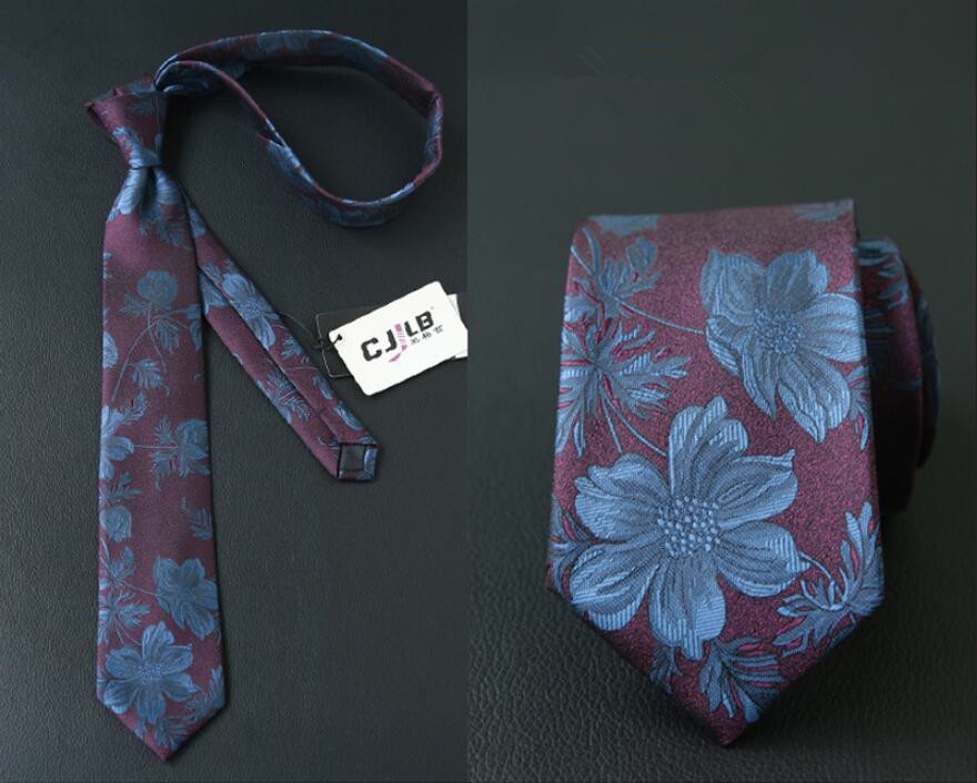 

Men Classic Silk Tie Jacquard Woven Handmade 7cm Men's Business Necktie Retro Stripe Bridegroom Suit Shirt Ties M539, Blue;purple